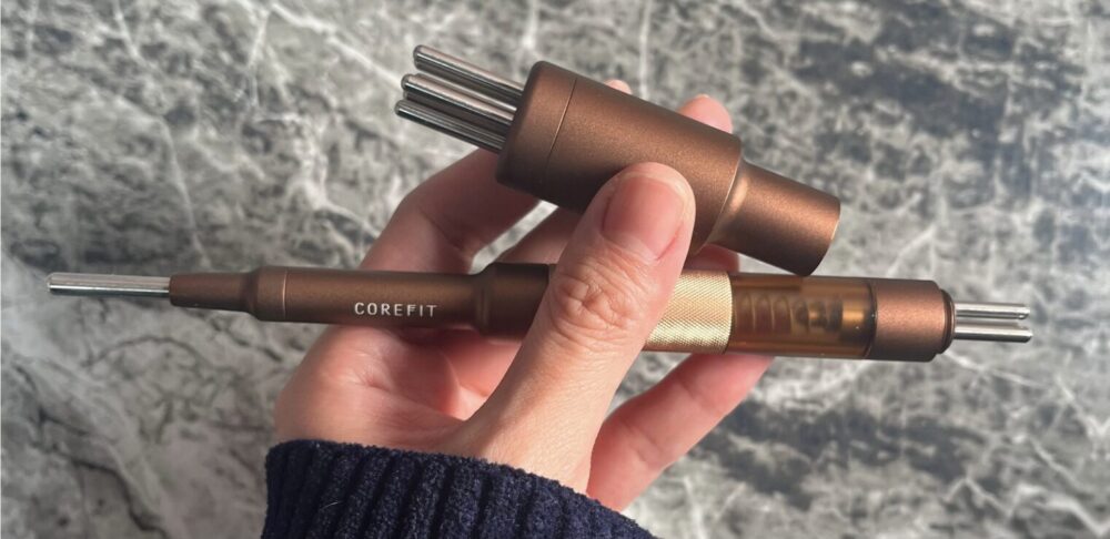 コアフィット フェイスポインターとヘッドドライバー 実物