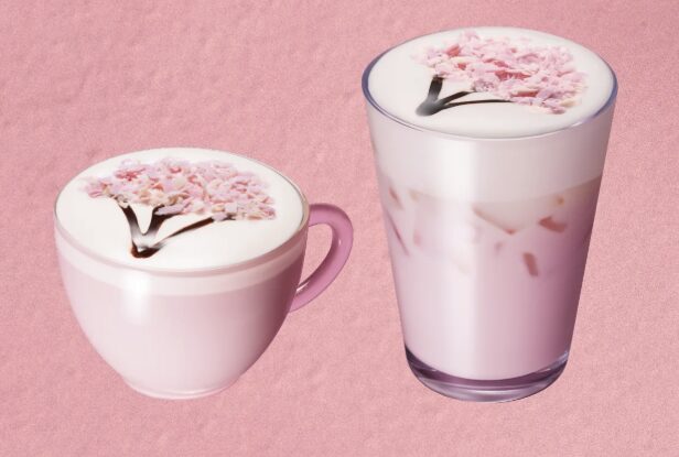 スタバ桜ラテ　商品画像